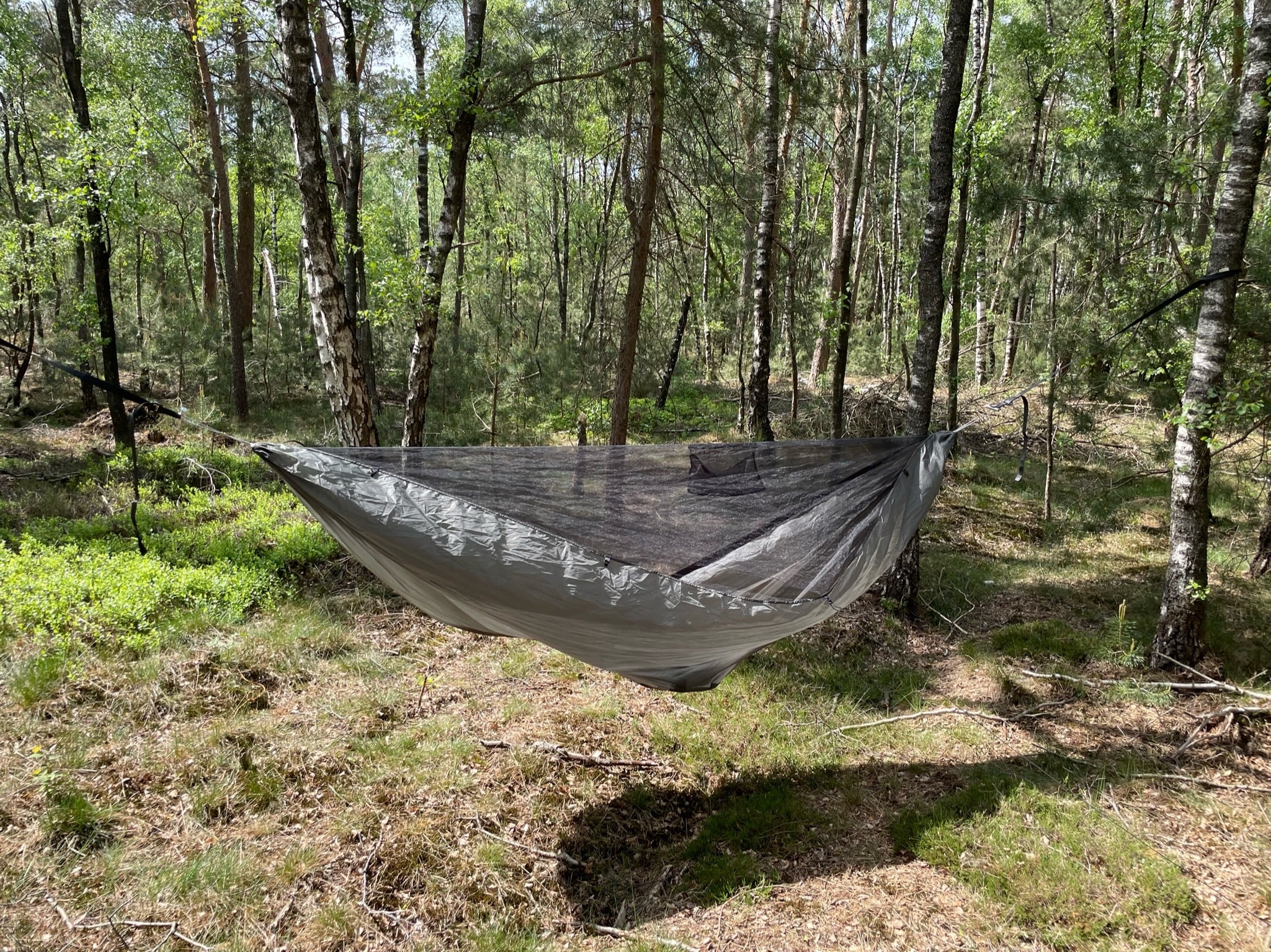 charcoal gray ultralight camping hammock custom made dream hammock with bugnet or mosquito net best
